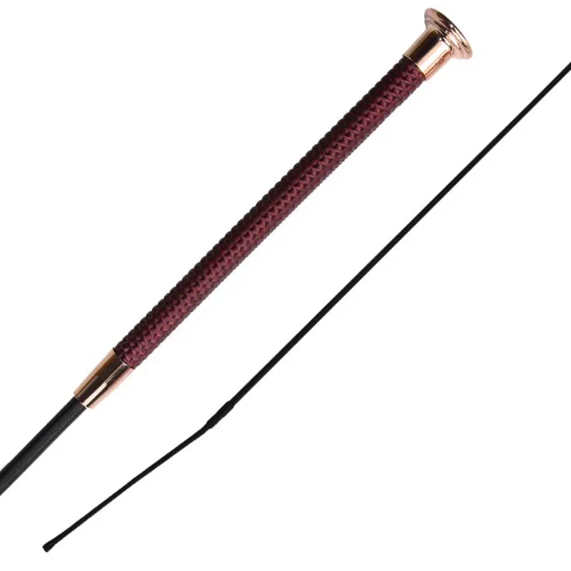 Woof Wear Diamond Dressage Whip in Damson